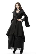 Load image into Gallery viewer, Gothic lady woolen cocktail coat with lovely collar JW123-1