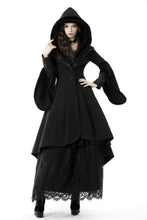 Load image into Gallery viewer, Gothic lady woolen cocktail coat with lovely collar JW123-1