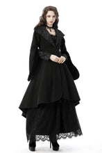 Load image into Gallery viewer, Gothic lady woolen cocktail coat with lovely collar JW123-1