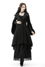 Load image into Gallery viewer, Gothic lady woolen cocktail coat with lovely collar JW123-1
