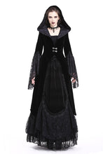 Load image into Gallery viewer, Gothic velvet hooded jacket JW159 - Gothlolibeauty