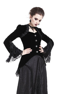 Gothic button jacket JW160 - Gothlolibeauty