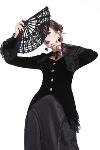 Gothic button jacket JW160 - Gothlolibeauty