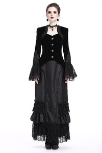 Gothic button jacket JW160 - Gothlolibeauty