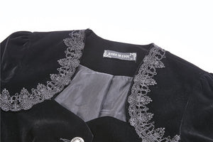 Gothic button jacket JW160 - Gothlolibeauty