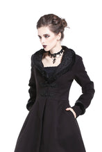 Load image into Gallery viewer, Gothic lady flower collar long coat JW167 - Gothlolibeauty
