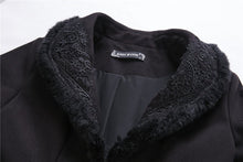 Load image into Gallery viewer, Gothic lady flower collar long coat JW167 - Gothlolibeauty