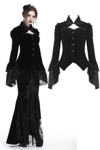 Load image into Gallery viewer, Gothic gorgeous bishop sleeves buttoned velvet jacket JW172 - Gothlolibeauty