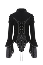 Load image into Gallery viewer, Gothic gorgeous bishop sleeves buttoned velvet jacket JW172 - Gothlolibeauty