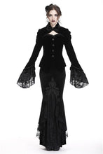 Load image into Gallery viewer, Gothic gorgeous bishop sleeves buttoned velvet jacket JW172 - Gothlolibeauty