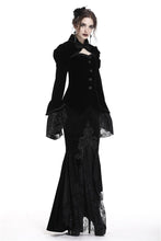 Load image into Gallery viewer, Gothic gorgeous bishop sleeves buttoned velvet jacket JW172 - Gothlolibeauty
