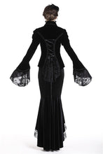 Load image into Gallery viewer, Gothic gorgeous bishop sleeves buttoned velvet jacket JW172 - Gothlolibeauty