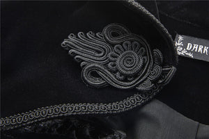Gothic gorgeous bishop sleeves buttoned velvet jacket JW172 - Gothlolibeauty
