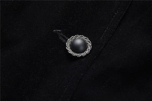 Gothic gorgeous bishop sleeves buttoned velvet jacket JW172 - Gothlolibeauty