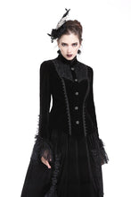 Load image into Gallery viewer, Gothic elegant lacey velvet blouse-shape jacket JW173 - Gothlolibeauty