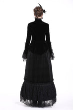 Load image into Gallery viewer, Gothic elegant lacey velvet blouse-shape jacket JW173 - Gothlolibeauty
