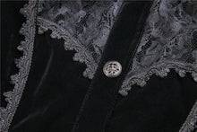 Load image into Gallery viewer, Gothic elegant lacey velvet blouse-shape jacket JW173 - Gothlolibeauty