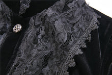 Load image into Gallery viewer, Gothic elegant lacey velvet blouse-shape jacket JW173 - Gothlolibeauty