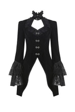 Load image into Gallery viewer, Gothic velvet swallow lace tail jacket JW174 - Gothlolibeauty