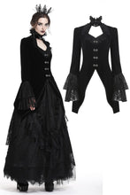Load image into Gallery viewer, Gothic velvet swallow lace tail jacket JW174 - Gothlolibeauty