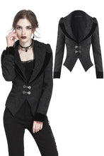 Load image into Gallery viewer, Elegant double collar Jacquard jacket JW179 - Gothlolibeauty