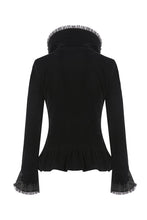 Load image into Gallery viewer, Gothic royal floral stand-up collar velvet jacket JW180