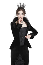 Load image into Gallery viewer, Gothic royal floral stand-up collar velvet jacket JW180 - Gothlolibeauty
