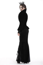 Load image into Gallery viewer, Gothic royal floral stand-up collar velvet jacket JW180 - Gothlolibeauty