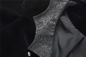 Gothic bat collar velvet short tailed jacket JW182 - Gothlolibeauty