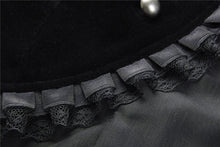 Load image into Gallery viewer, Gothic bat collar velvet short tailed jacket JW182 - Gothlolibeauty