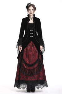 Gothic elegant velvet jacket JW184 - Gothlolibeauty