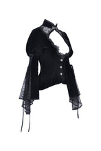 Load image into Gallery viewer, Elegant gothic velvet and lace jacket JW189 - Gothlolibeauty