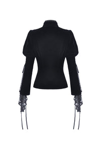 Elegant gothic velvet and lace jacket JW189 - Gothlolibeauty