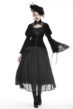 Load image into Gallery viewer, Elegant gothic velvet and lace jacket JW189 - Gothlolibeauty