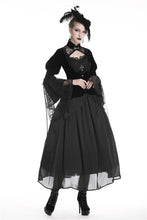 Load image into Gallery viewer, Elegant gothic velvet and lace jacket JW189 - Gothlolibeauty