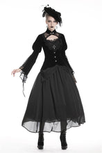 Load image into Gallery viewer, Elegant gothic velvet and lace jacket JW189 - Gothlolibeauty