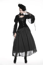 Load image into Gallery viewer, Elegant gothic velvet and lace jacket JW189 - Gothlolibeauty