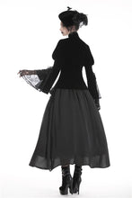 Load image into Gallery viewer, Elegant gothic velvet and lace jacket JW189 - Gothlolibeauty
