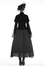 Load image into Gallery viewer, Elegant gothic velvet and lace jacket JW189 - Gothlolibeauty