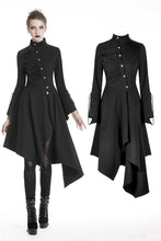 Load image into Gallery viewer, Punk long jacket with oblique asymmetrical shape JW208 - Gothlolibeauty