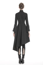 Load image into Gallery viewer, Punk long jacket with oblique asymmetrical shape JW208 - Gothlolibeauty