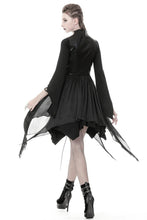 Load image into Gallery viewer, Punk chiffon irregular hem underbust sleeveless jacket JW212 - Gothlolibeauty