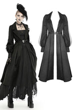 Load image into Gallery viewer, Women&#39;s lapel open front long cardigan gothic coat JW216