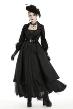 Load image into Gallery viewer, Women&#39;s lapel open front long cardigan gothic coat JW216