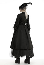 Load image into Gallery viewer, Women&#39;s lapel open front long cardigan gothic coat JW216