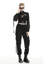Load image into Gallery viewer, Punk women&#39;s moto irreqular zip cape coat JW217