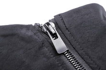 Load image into Gallery viewer, Punk women&#39;s moto irreqular zip cape coat JW217