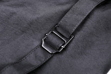 Load image into Gallery viewer, Punk women&#39;s moto irreqular zip cape coat JW217