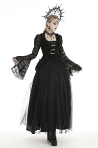 Gothic classic victorian lace tailcoat JW218