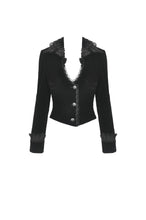 Load image into Gallery viewer, Gothic queen button up velvet jacket  JW220